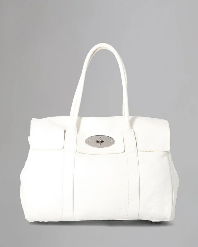 Bayswater Pre-Loved White Soft Tumbled Pre-Loved Väskor Bayswater Pre-Loved White Soft Tumbled Pre-Loved Väskor
