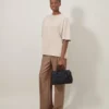 Bayswater Satchel Black Natural Grain Bayswater