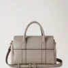 Bayswater Satchel Cashmere Taupe Heavy Grain Dam