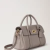 Bayswater Satchel Cashmere Taupe Heavy Grain Dam