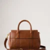 Bayswater Satchel i Oak Nvt-läder axelväska Mulberry