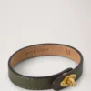 Bayswater smalt armband Juniper Green Small Classic Grain & Brass Bayswater smalt armband Juniper Green Small Classic Grain & Brass