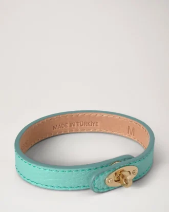 Bayswater smalt armband Marina Blue Small Classic Grain & Brass