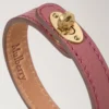 Bayswater smalt armband rosa Scrumpy Small Classic Grain & Brass