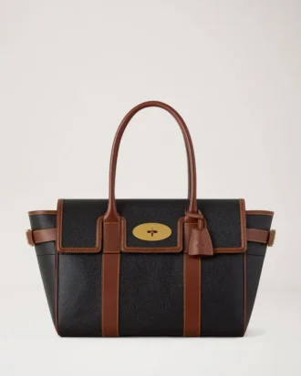 Bayswater svart & konjak biobaserad Scotchgrain dam