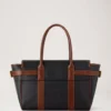 Bayswater svart & konjak biobaserad Scotchgrain dam