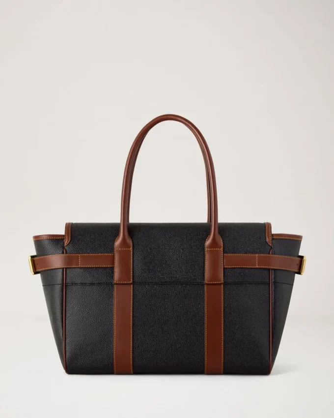 Bayswater svart & konjak biobaserad Scotchgrain dam