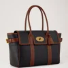 Bayswater svart & konjak biobaserad Scotchgrain dam