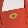 Bayswater Tote Coral Orange Small Classic Grain Bayswater Tote Coral Orange Small Classic Grain