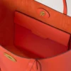 Bayswater Tote Coral Orange Small Classic Grain Bayswater Tote Coral Orange Small Classic Grain