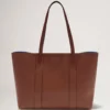 Bayswater Tote i Oak Small Classic Grain axelväska Mulberry