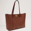 Bayswater Tote i Oak Small Classic Grain axelväska Mulberry