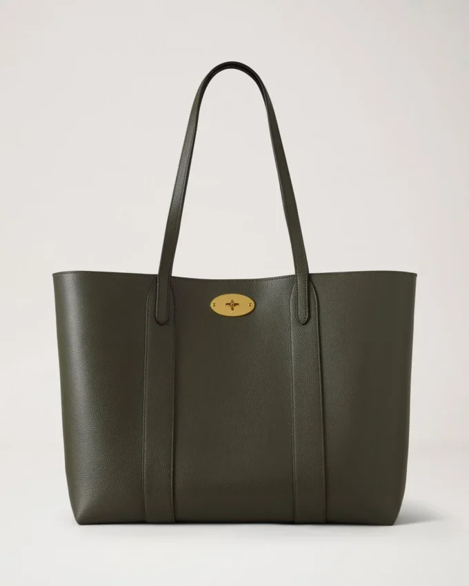 Bayswater Tote Juniper Green Small Classic Grain Bayswater Tote Juniper Green Small Classic Grain
