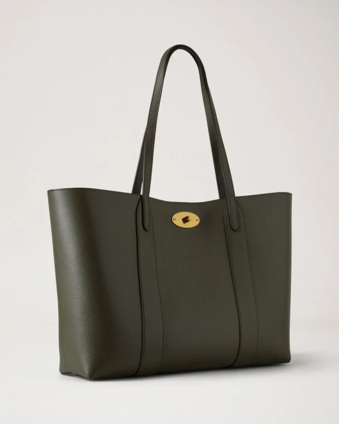 Bayswater Tote Juniper Green Small Classic Grain Bayswater Tote Juniper Green Small Classic Grain