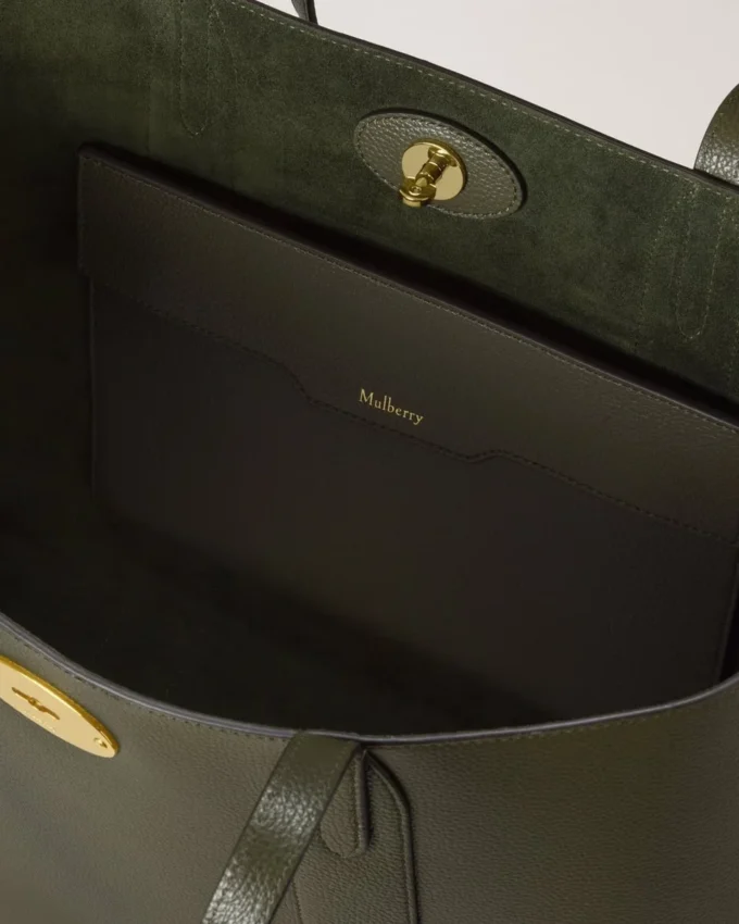 Bayswater Tote Juniper Green Small Classic Grain Bayswater Tote Juniper Green Small Classic Grain