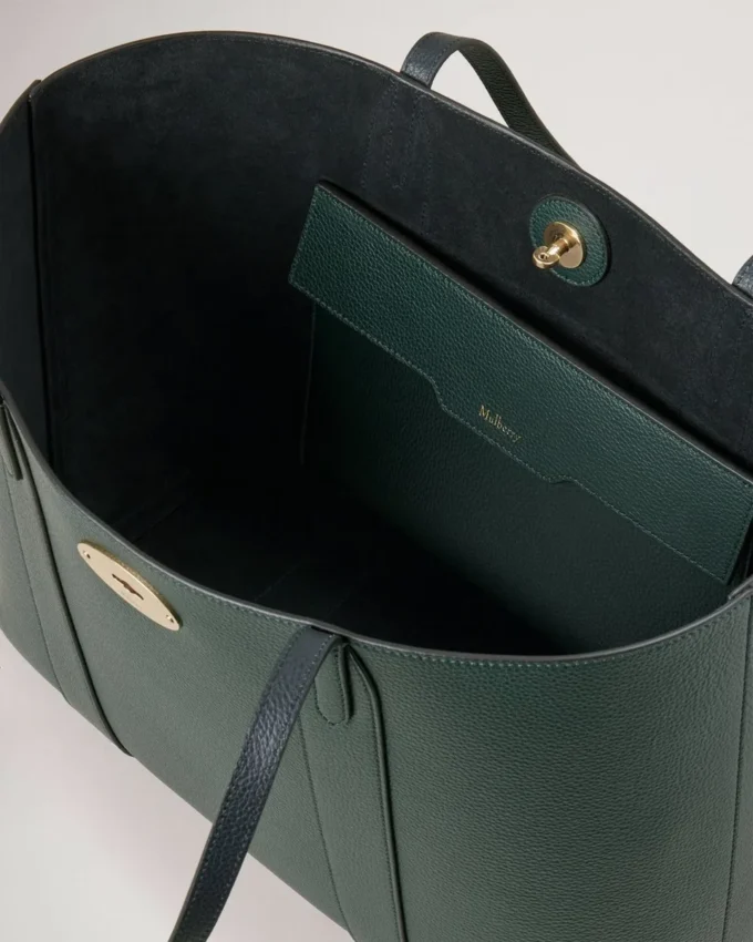 Bayswater Tote Mulberry Green Liten klassisk struktur Bayswater Tote Mulberry Green Liten klassisk struktur