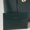 Bayswater Tote Mulberry Green Liten klassisk struktur Bayswater Tote Mulberry Green Liten klassisk struktur