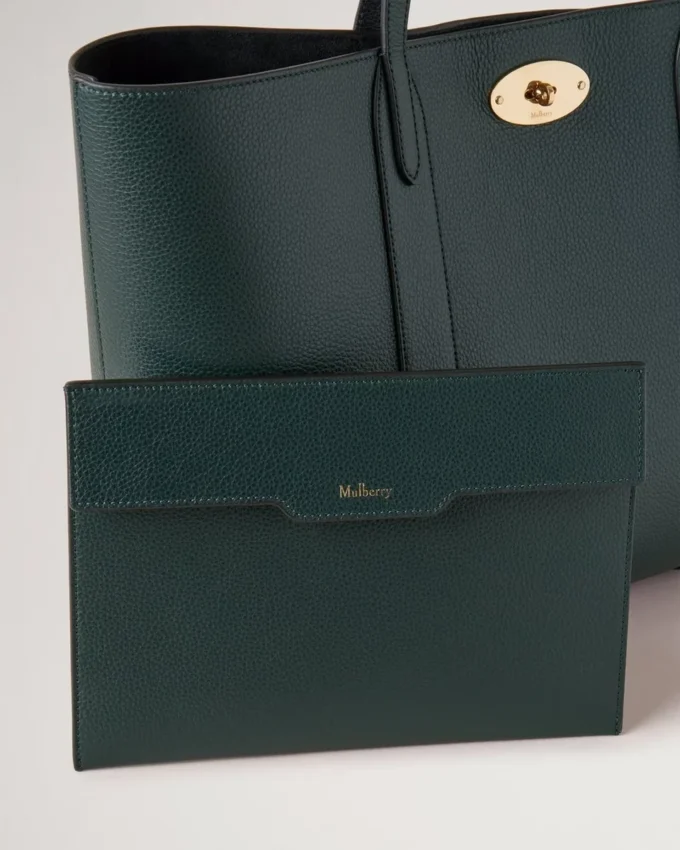 Bayswater Tote Mulberry Green Liten klassisk struktur Bayswater Tote Mulberry Green Liten klassisk struktur