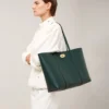 Bayswater Tote Mulberry Green Liten klassisk struktur Bayswater Tote Mulberry Green Liten klassisk struktur