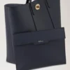Bayswater Tote Night Sky & Poplin Blue Liten klassisk struktur med kontrast Bayswater Tote Night Sky & Poplin Blue Liten klassisk struktur med kontrast