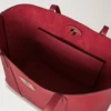 Bayswater Tote Scarlet Red Small Classic Grain Women