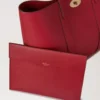 Bayswater Tote Scarlet Red Small Classic Grain Women