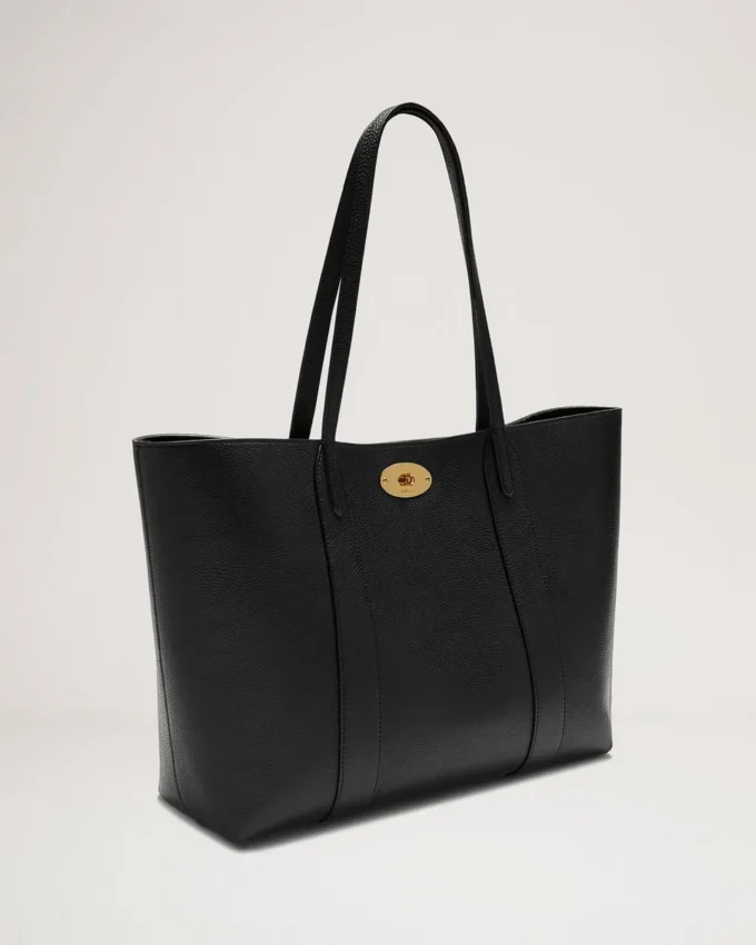 Bayswater Tote Svart Små klassiska kornmönster Damer Bayswater Tote Svart Små klassiska kornmönster Damer