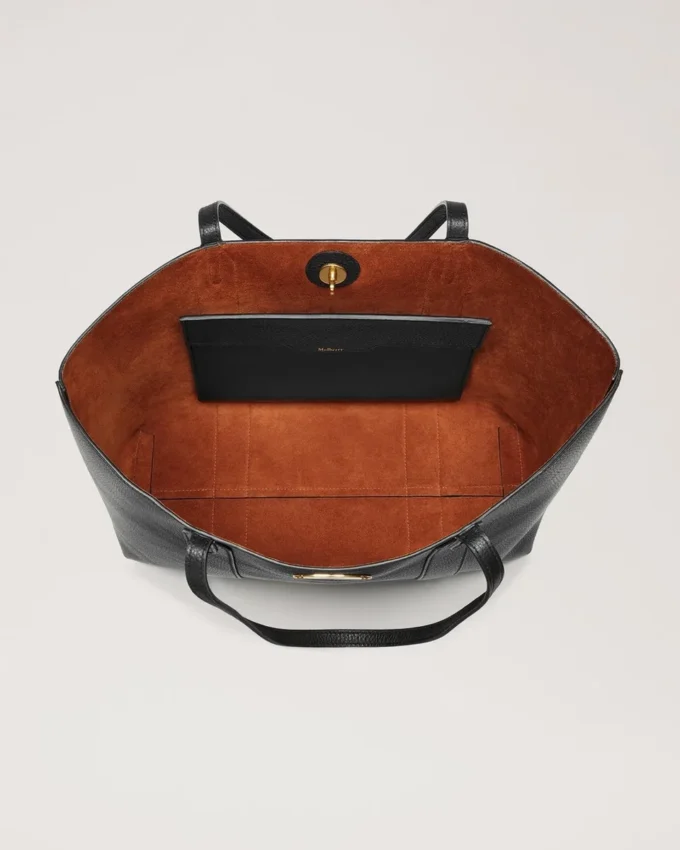 Bayswater Tote Svart Små klassiska kornmönster Damer Bayswater Tote Svart Små klassiska kornmönster Damer