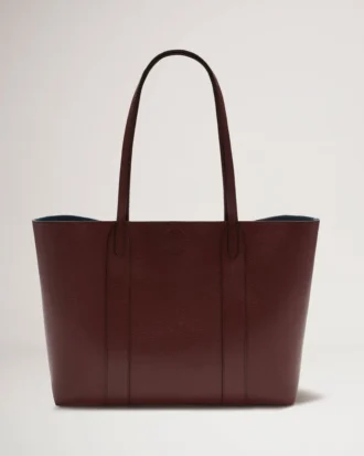 Bayswater-väska i burgundy, litet klassiskt kornat läder, Mulberry Bayswater-väska i burgundy, litet klassiskt kornat läder, Mulberry