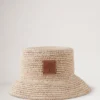 Bucket Hat Beige Raffia Herr Bucket Hat Beige Raffia Herr