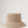 Bucket Hat Beige Raffia Herr Bucket Hat Beige Raffia Herr