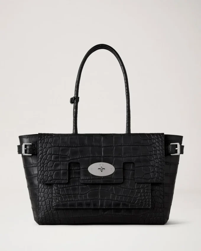 Buckle Bayswater Black Croc Nvt Dam Buckle Bayswater Black Croc Nvt Dam