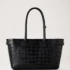Buckle Bayswater Black Croc Nvt Dam Buckle Bayswater Black Croc Nvt Dam