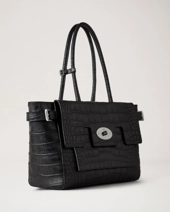 Buckle Bayswater Black Croc Nvt Dam Buckle Bayswater Black Croc Nvt Dam