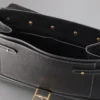 Chiltern Satchel Begagnad Svart Kornig Vegetabiliskt Garvad Chiltern Satchel Begagnad Svart Kornig Vegetabiliskt Garvad