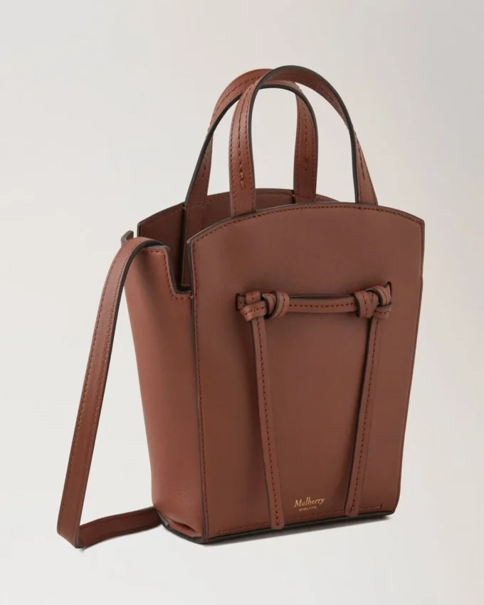 Clovelly Mini Tote Bright Oak Micro Classic Grain Clovelly Mini Tote Bright Oak Micro Classic Grain
