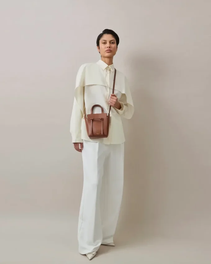 Clovelly Mini Tote Bright Oak Micro Classic Grain Clovelly Mini Tote Bright Oak Micro Classic Grain