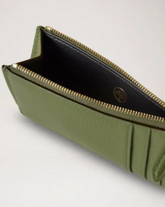 Continental lång kortficka med dragkedja Fern Small Classic Grain