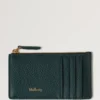 Continental lång kortplånbok med dragkedja, Mulberry Green, liten klassisk struktur