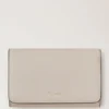 Continental Trifold Chalk Small Classic Grain för kvinnor Continental Trifold Chalk Small Classic Grain för kvinnor