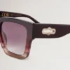 Cora solglasögon Black Cherry Bioacetat solglasögon