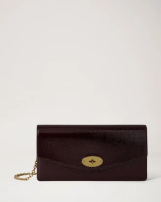 Darley Clutch Deep Aubergine Lack Damer