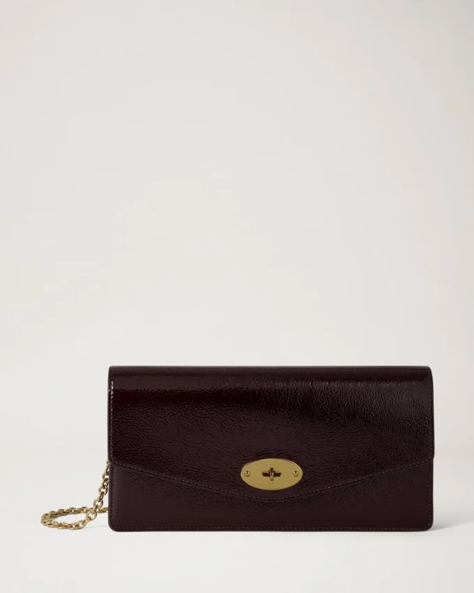 Darley Clutch Deep Aubergine Lack Damer Darley Clutch Deep Aubergine Lack Damer