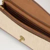 Darley Clutch Ecru & Bright Oak Raffia & läderkant Darley Clutch Ecru & Bright Oak Raffia & läderkant