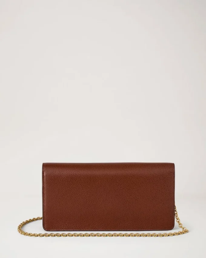 Darley Clutch Oak Two-Tone Small Classic Grain Women Darley Clutch Oak Two-Tone Small Classic Grain Women
