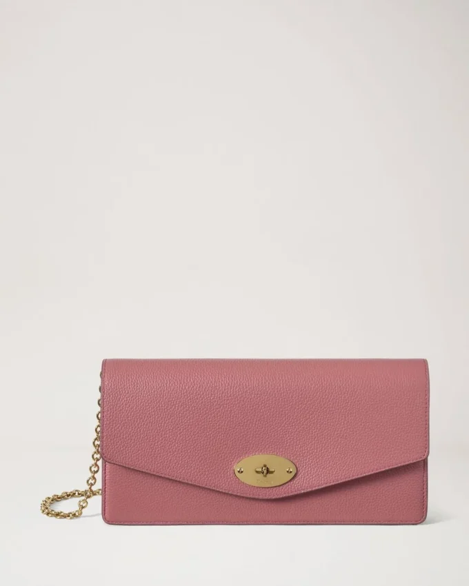 Darley Clutch Pink Scrumpy Small Classic Grain Women Darley Clutch Pink Scrumpy Small Classic Grain Women