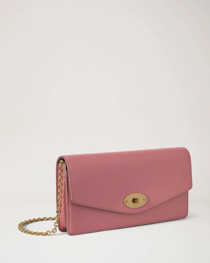 Darley Clutch Pink Scrumpy Small Classic Grain Women Darley Clutch Pink Scrumpy Small Classic Grain Women