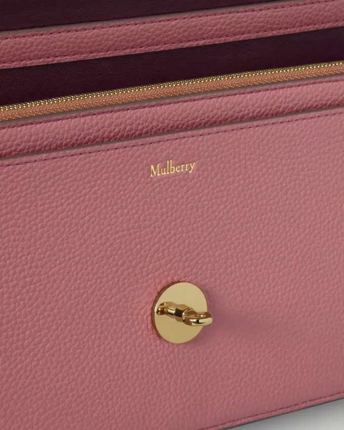 Darley Clutch Pink Scrumpy Small Classic Grain Women Darley Clutch Pink Scrumpy Small Classic Grain Women