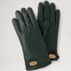 Darley-handskar Mulberry Green Smooth Nappa Darley