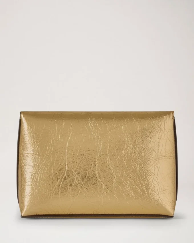 Darley kosmetisk påse Somerset Gold Grainy Metallic